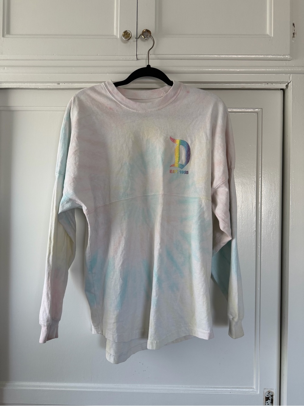 Disneyland Resort spirit jersey Pastel Tie-Dye Crewneck Shirt